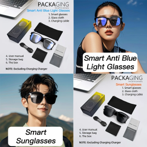 LifeBee Smart Wireless Glasses (Glasses & Anti-Blue Light)